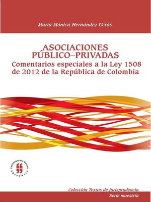 cover image of Asociaciones público-privadas
